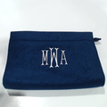 BLOOPER BAG: Monogrammed Terry Toiletry Bag