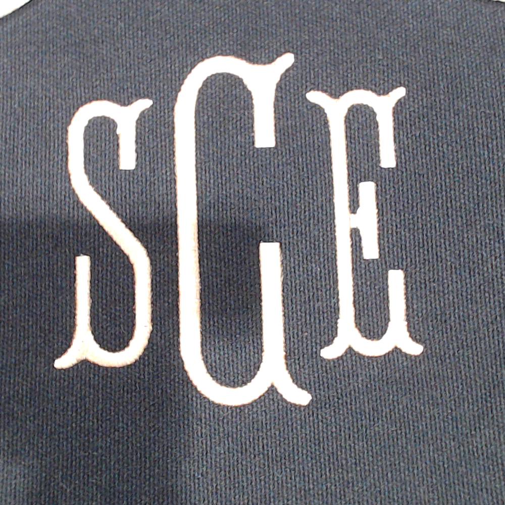 BLOOPER BAG: Monogrammed Wavy Top Weekender