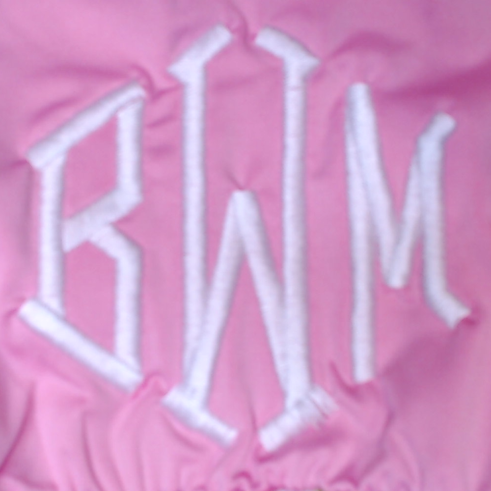 BLOOPER SWIM: Monogrammed Beach Cover Up