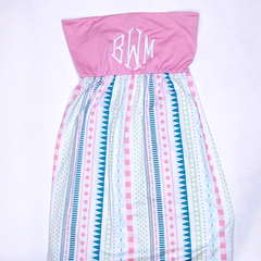 BLOOPER SWIM: Monogrammed Beach Cover Up