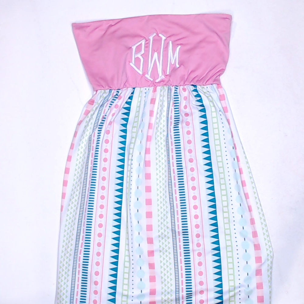 BLOOPER SWIM: Monogrammed Beach Cover Up