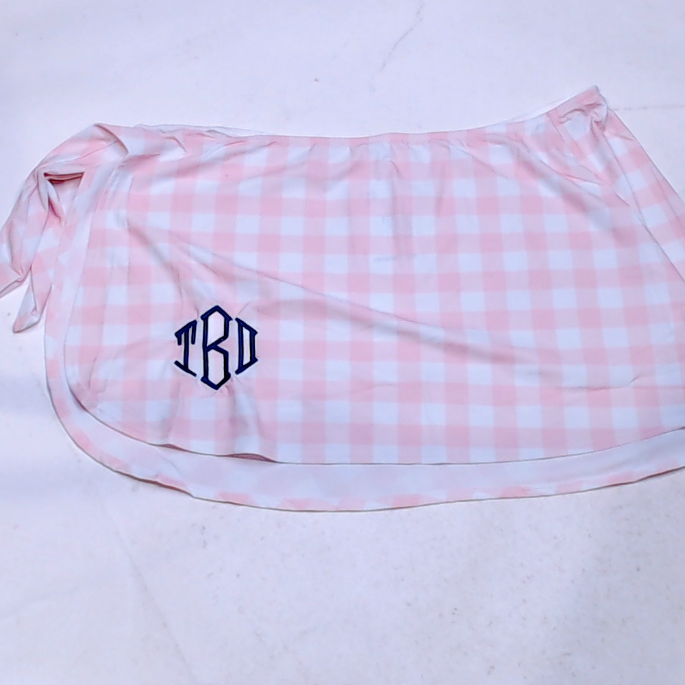 BLOOPER SWIM: Monogrammed Sarong