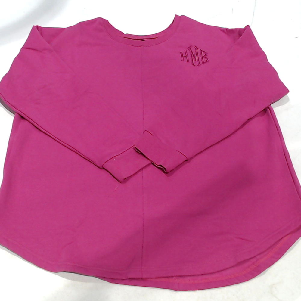 BLOOPER CLOTHING: Monogrammed Open Back Sweatshirt