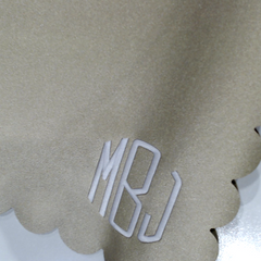 BLOOPER ACCESSORY: Monogrammed Desk Mat