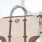 BLOOPER BAG: Monogrammed Vintage Weekender
