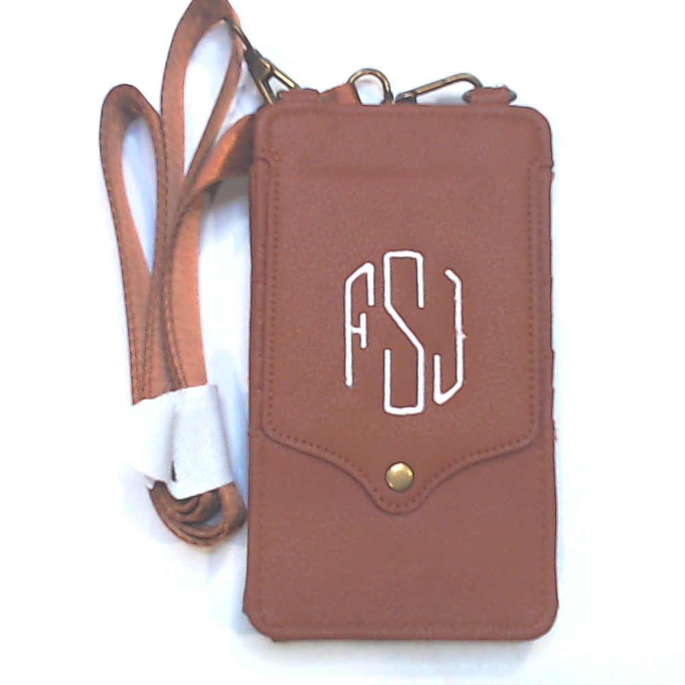 BLOOPER BAG: Monogrammed Phone Crossbody