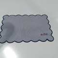 BLOOPER ACCESSORY: Monogrammed Scalloped Placemat