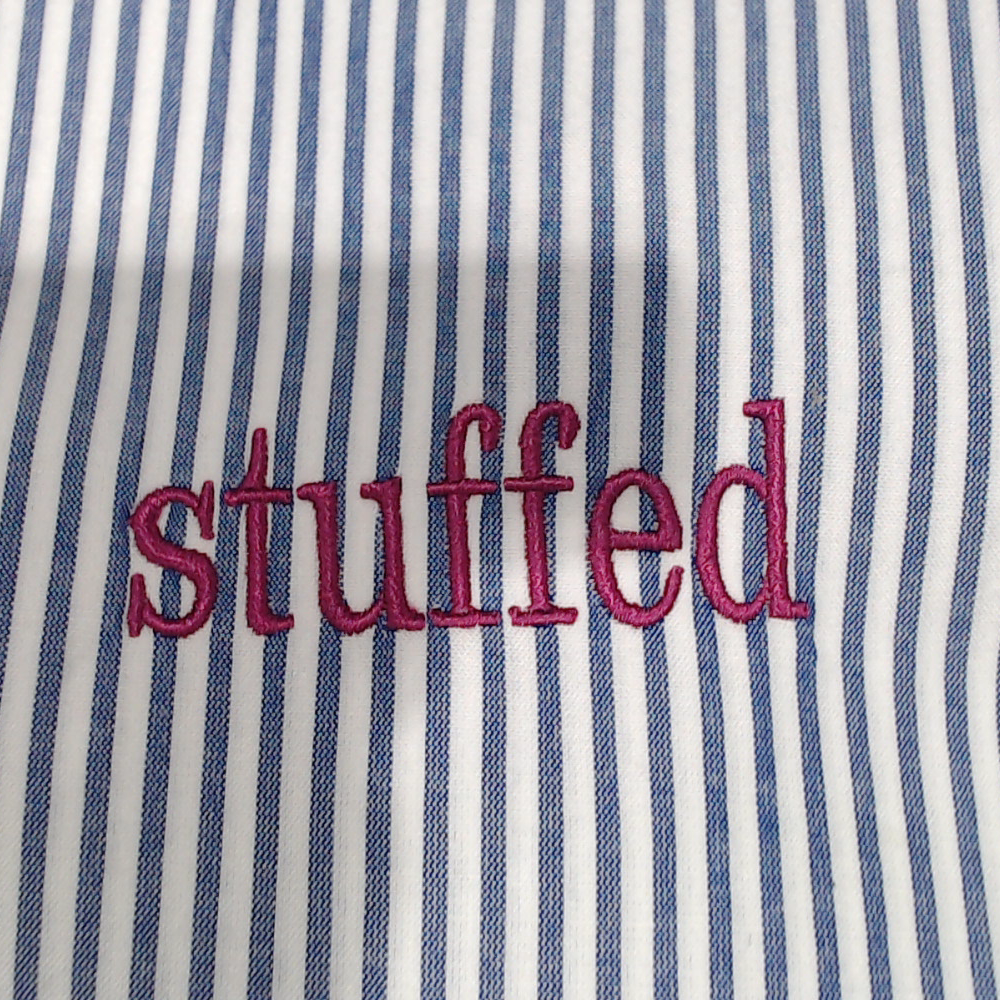 BLOOPER ACCESSORY: Monogrammed Scalloped Placemat