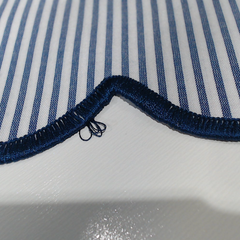 BLOOPER ACCESSORY: Monogrammed Scalloped Placemat
