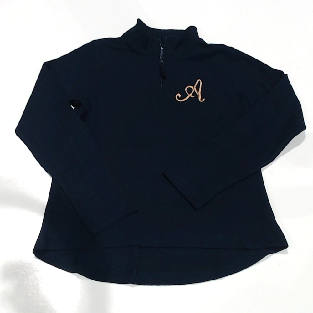 BLOOPER CLOTHING: Monogrammed Knit Quarter Zip Pullover