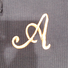 BLOOPER CLOTHING: Monogrammed Knit Quarter Zip Pullover