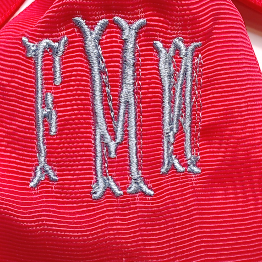BLOOPER KIDS: Monogrammed Girls Hair Bow