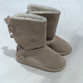 BLOOPER KIDS: Monogrammed Kids Sherpa Tie Booties