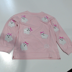 BLOOPER KIDS: Monogrammed Kids Sequin Ghost Sweatshirt