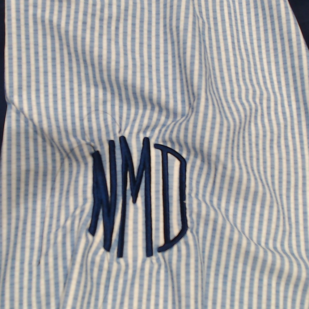 BLOOPER SWIM: Monogrammed Ruched Tankini