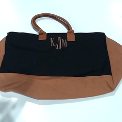 BLOOPER BAG: Monogrammed Upscale Weekender