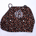 BLOOPER SWIM: Monogrammed High Neck Bikini Top