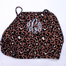 BLOOPER SWIM: Monogrammed High Neck Bikini Top