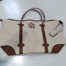 BLOOPER BAG: Monogrammed Vintage Weekender