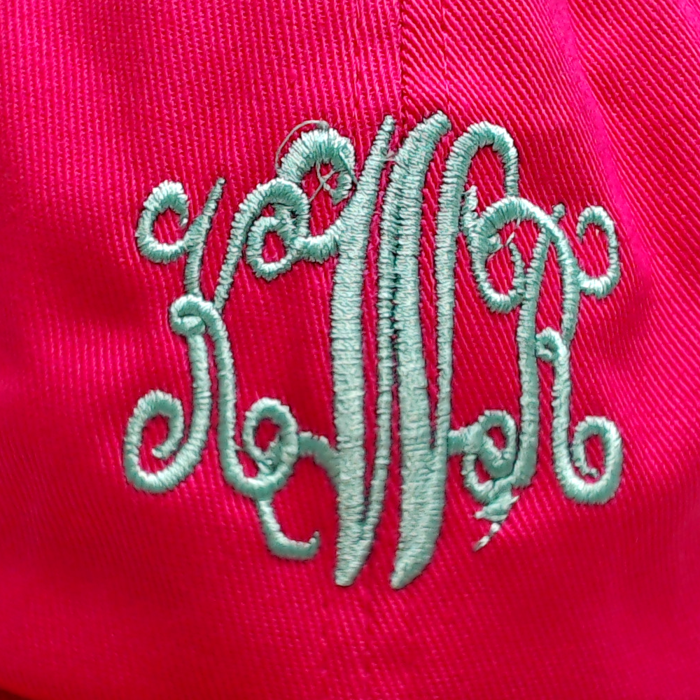 BLOOPER ACCESSORY: Monogrammed Baseball Hat