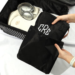 packable weekend duffle foleded into zipper pouch