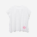 Monogrammed Girls Scalloped Cover Up in White