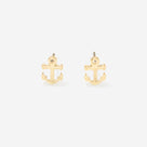 Anchor Earrings | Gold