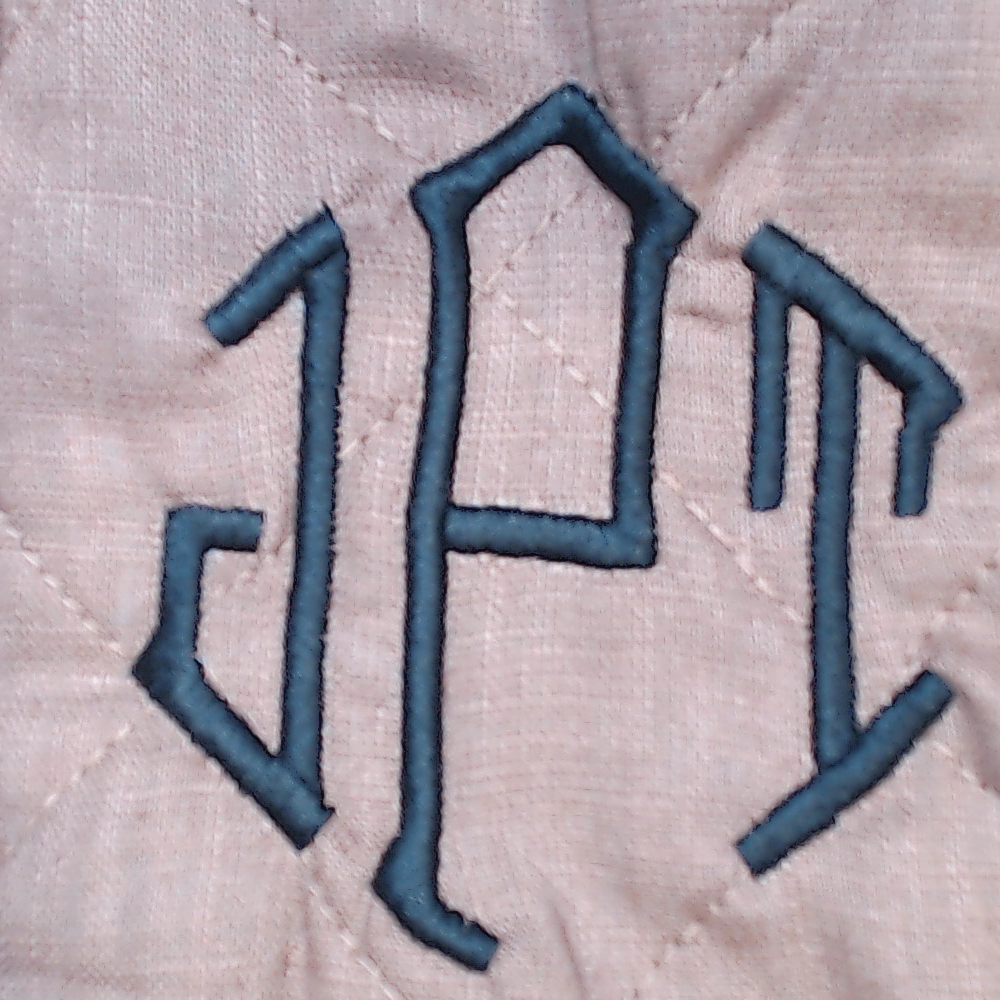 BLOOPER CLOTHING: Monogrammed Reversible Vest