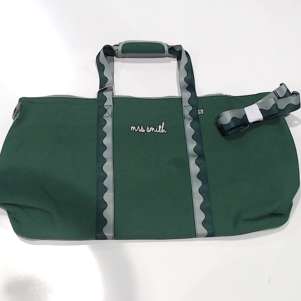 BLOOPER BAG: Monogrammed Weekend Bag