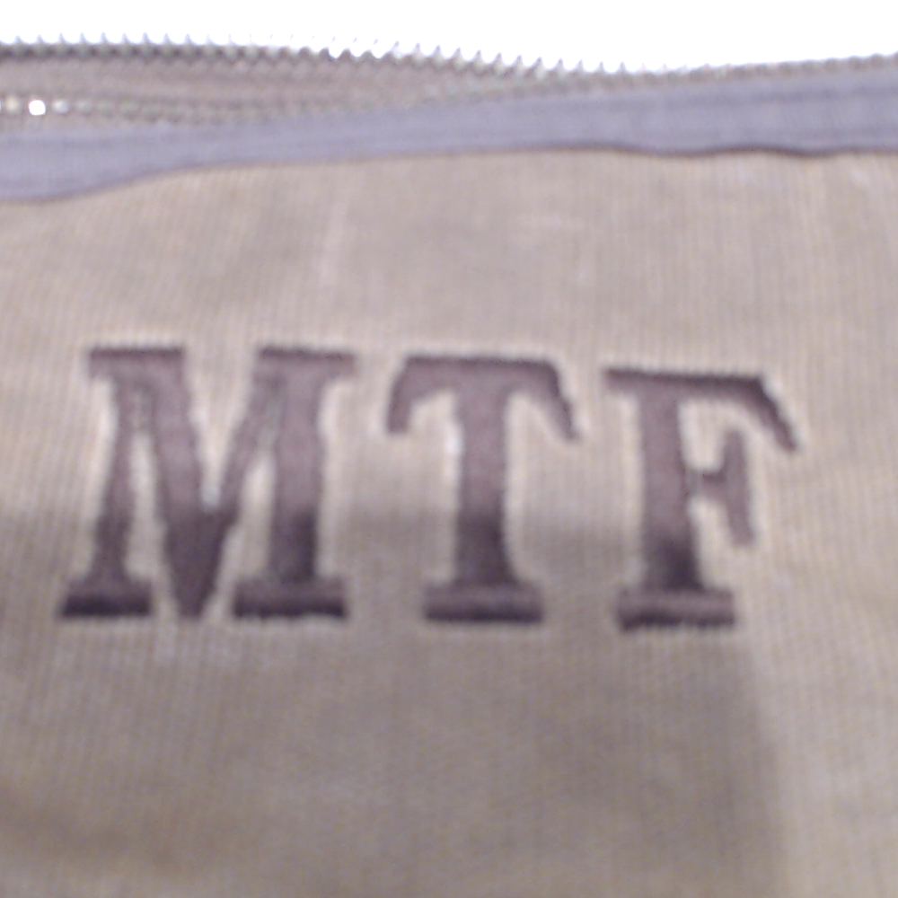 BLOOPER BAG: Personalized Waxed Canvas Dopp Kit