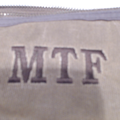 BLOOPER BAG: Personalized Waxed Canvas Dopp Kit
