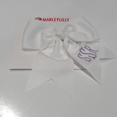 BLOOPER KIDS: Monogrammed Girls Hair Bow