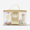 Delta Delta Delta Clear Train Case | Monogrammed Sorority Travel Bag