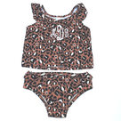 BLOOPER KIDS: Monogrammed Kids Ruffle Tankini