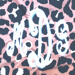 BLOOPER KIDS: Monogrammed Kids Ruffle Tankini