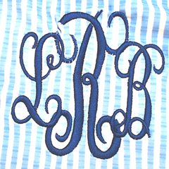 BLOOPER SWIM: Monogrammed Ruched Tankini
