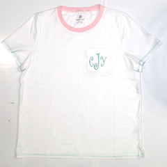 BLOOPER CLOTHING: Monogrammed Ringer Tee