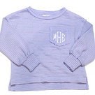BLOOPER KIDS: Monogrammed Kids Waffle Shirt