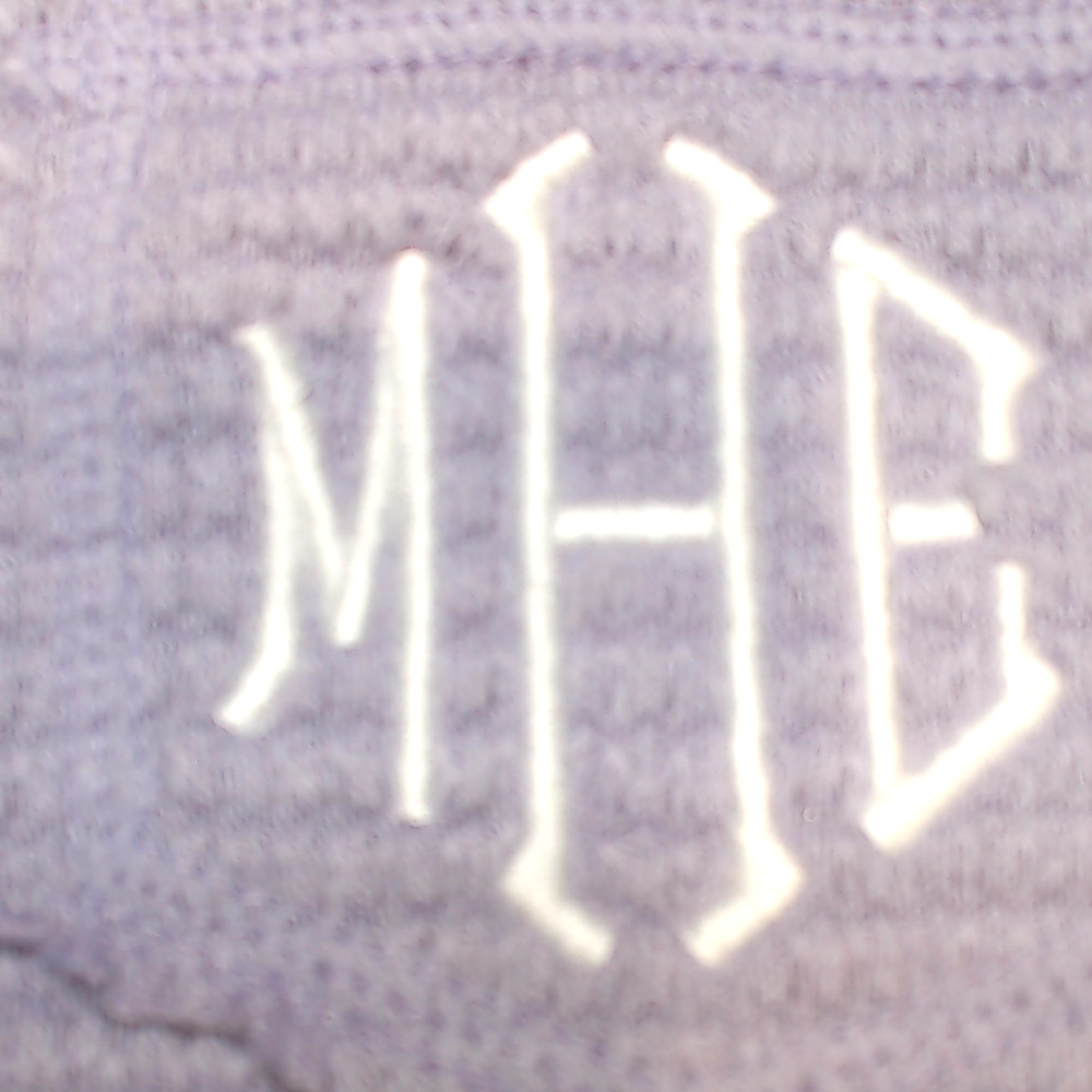 BLOOPER KIDS: Monogrammed Kids Waffle Shirt