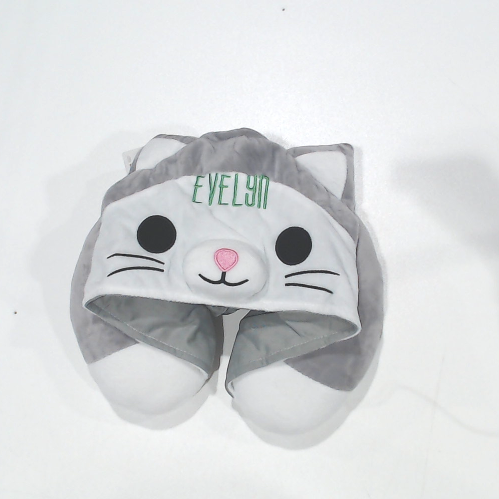 BLOOPER KIDS ACESSORY: Monogrammed Kids Hooded Travel Neck Pillow