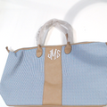 BLOOPER BAG: Monogrammed Seersucker Weekender - Promotional
