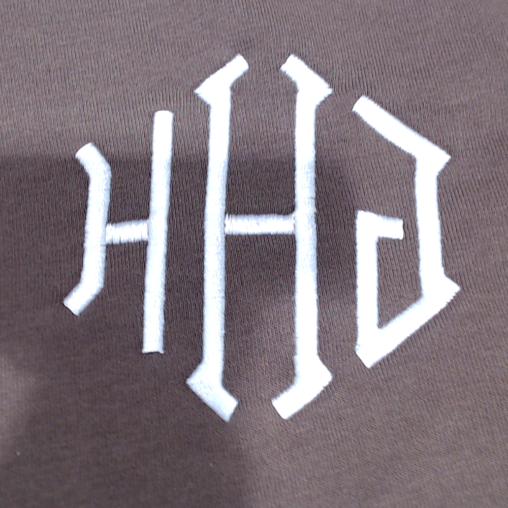 BLOOPER CLOTHING: Monogrammed Collared Half Zip Pullover