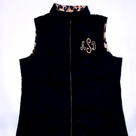 BLOOPER CLOTHING: Monogrammed Reversible Vest