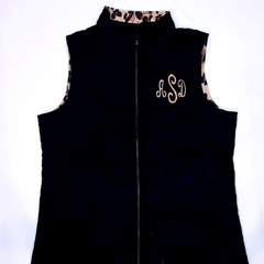BLOOPER CLOTHING: Monogrammed Reversible Vest