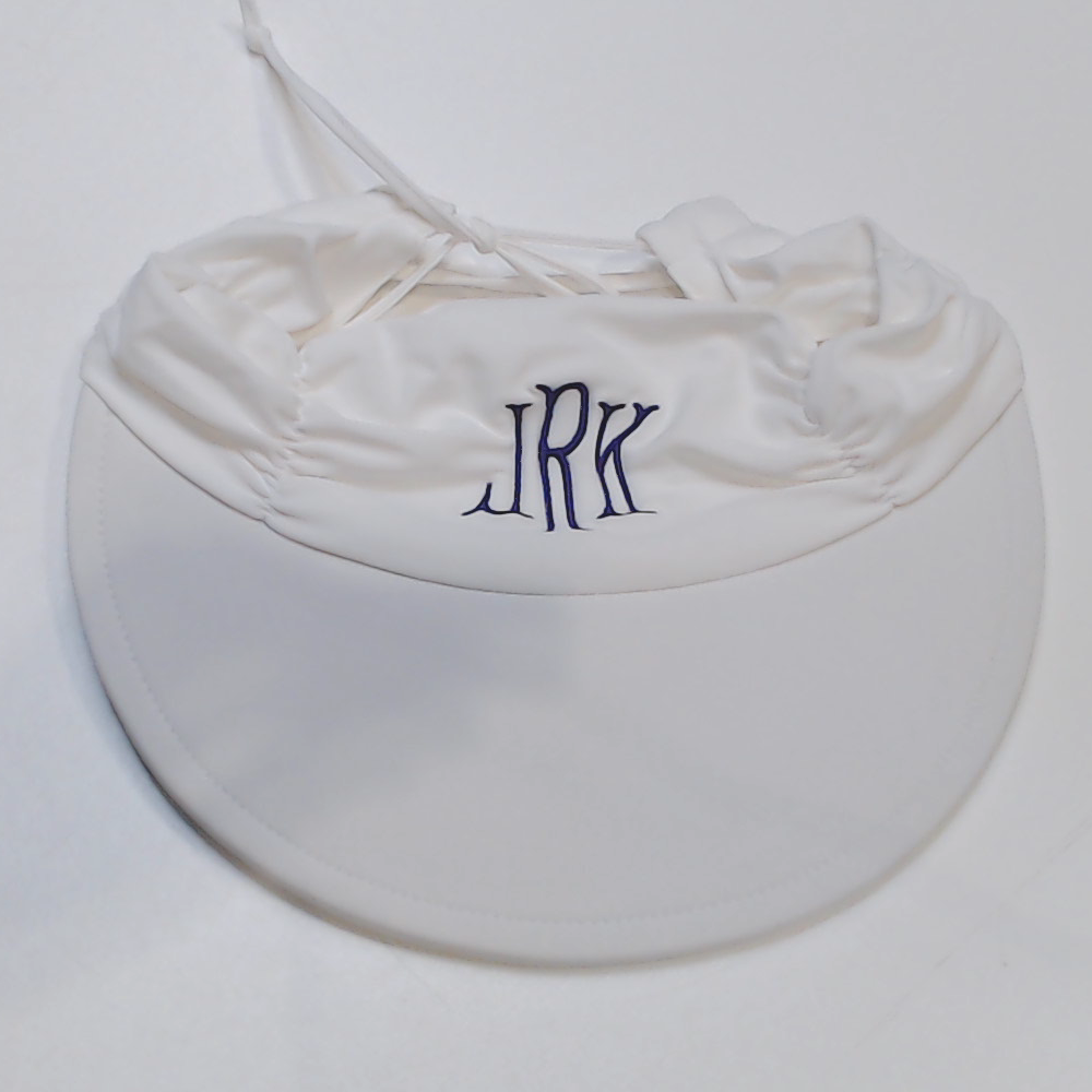BLOOPER SWIM: Monogrammed Swim Visor