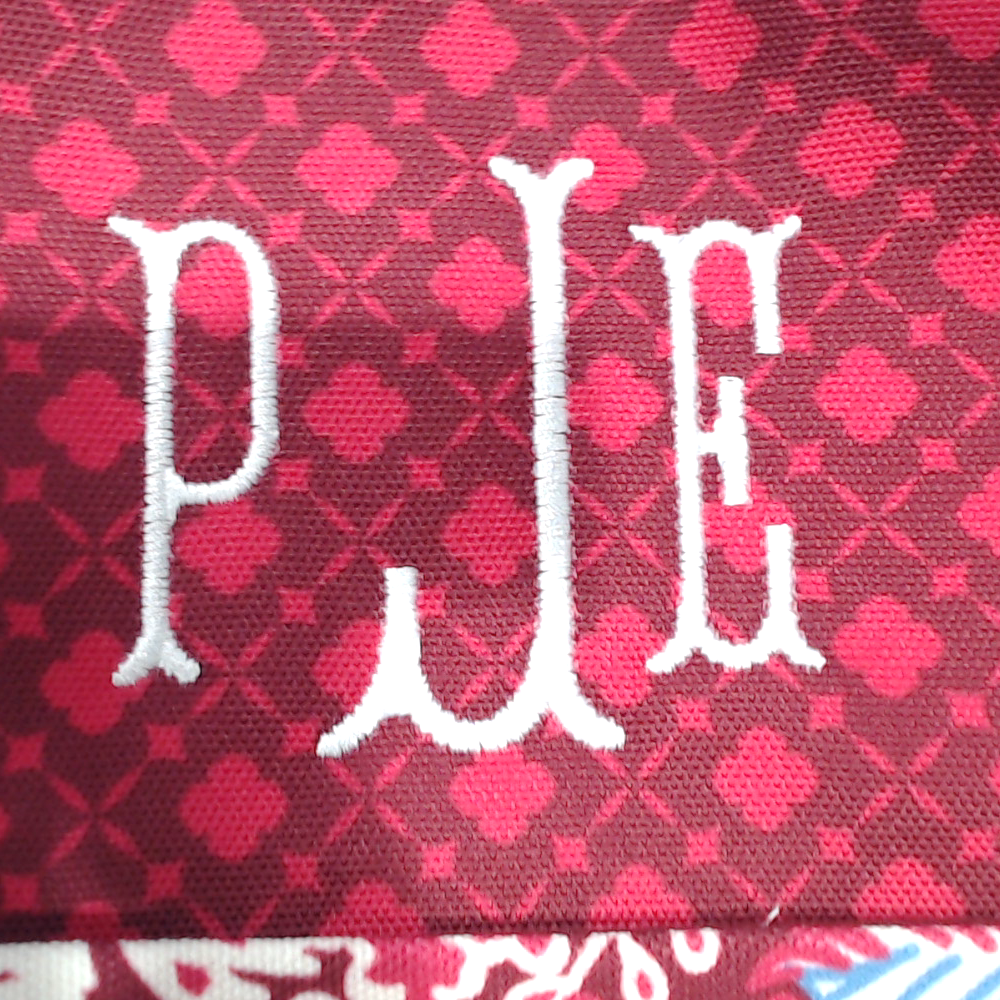 BLOOPER ACCESSORY: Monogrammed Bible Carrier