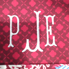 BLOOPER ACCESSORY: Monogrammed Bible Carrier