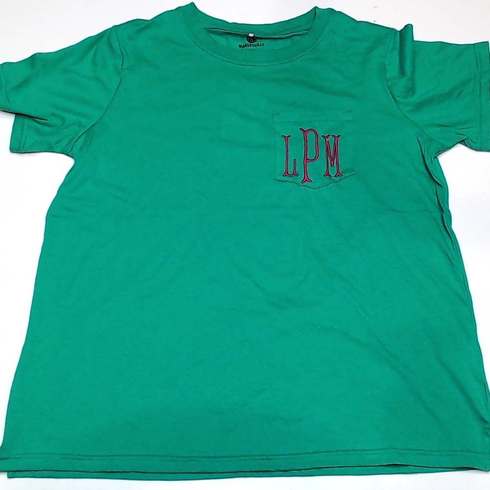 BLOOPER CLOTHING: Monogrammed Short Sleeve Shirt