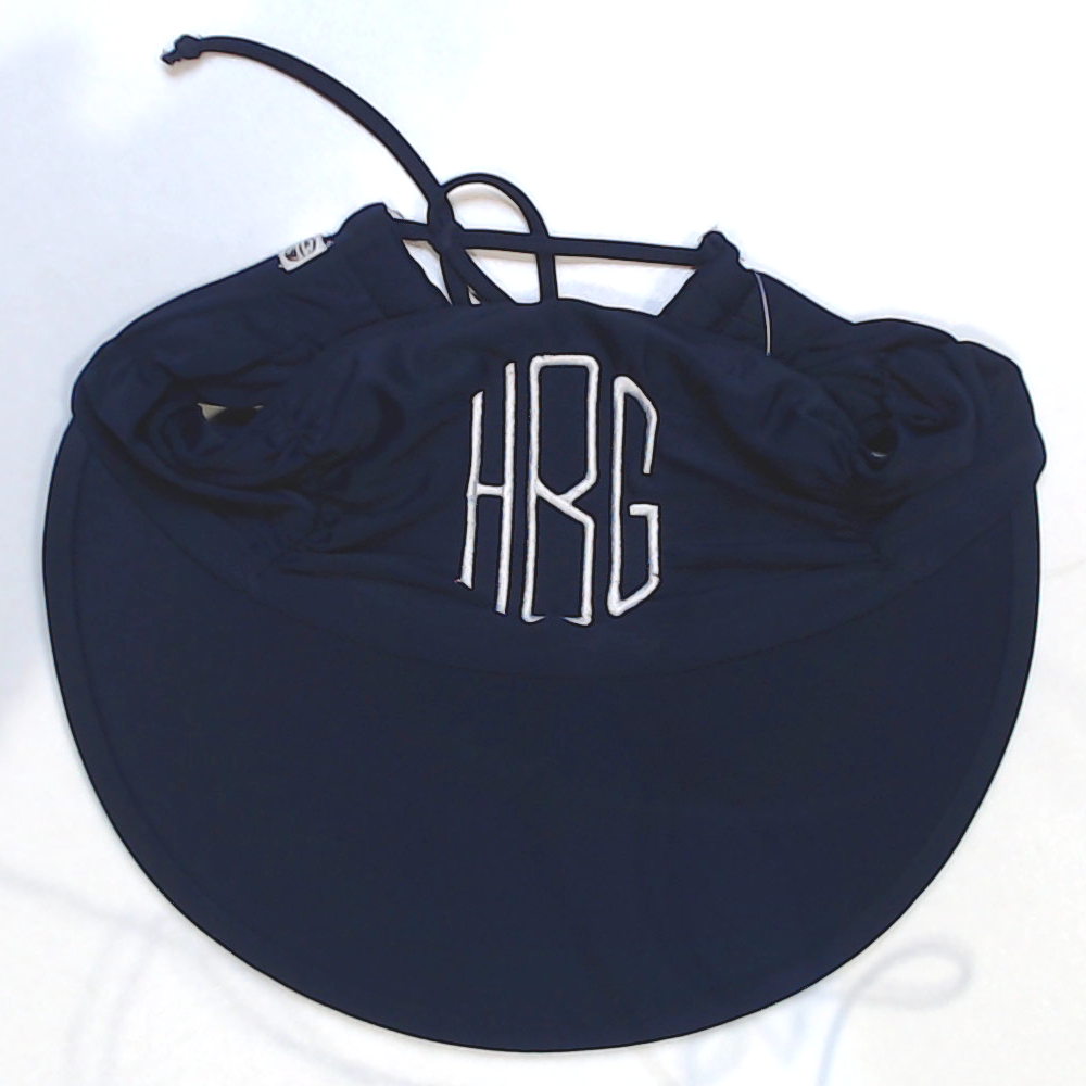 BLOOPER SWIM: Monogrammed Swim Visor