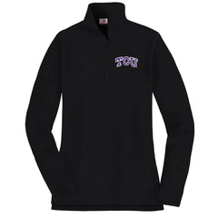TCU Pullover Sweatshirt in Black